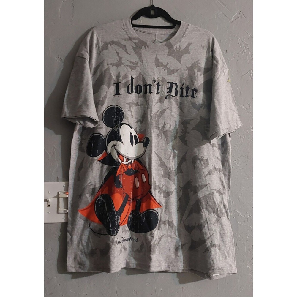 DisneysLand,T Shirts  Women  XL, Mickey,cotton, 22 Inch Of Arm To Arm, 30  Long.